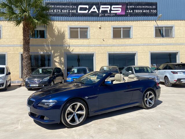 COMING SOON BMW 635D 3.0 CONVERTIBLE AUTO SPANISH RHD IN SPAIN 112000 MILES SUPERB 2008
